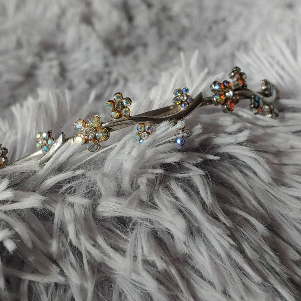 Silver with Rhinestones.  Tiarra.  Wore once. SALE SALE